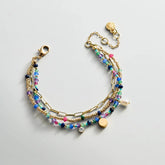 Rowan Semi-Precious Layered Bracelet - Positano