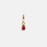 Birthstone Cluster Charm - Garnet
