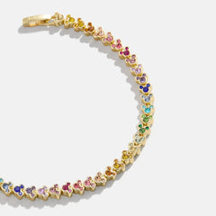 Mickey Mouse Disney Repeating Tennis Bracelet - Multi