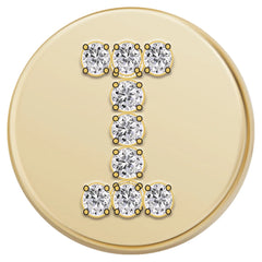 Gold Letter Bead - I