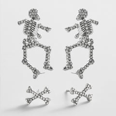 Bones & All Skeleton Earring Set