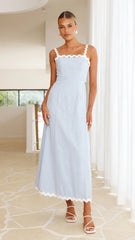 Fiora Maxi Dress - Baby Blue