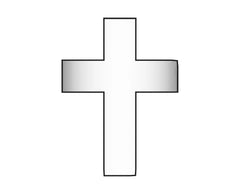 Cross Icon - Silver