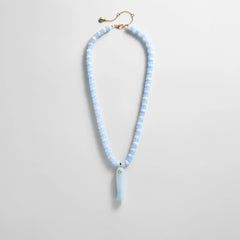 Sun Drift Semi-Precious Pendant Necklace - Blue Fish