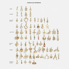 Cluster Charm Necklace - Ball Chain