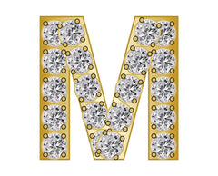 M - Pavé Gold