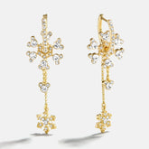 Disney Mickey Mouse Snowfall Statement Earrings - Snowflake