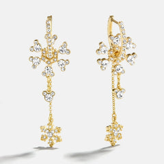 Disney Mickey Mouse Snowfall Statement Earrings - Snowflake