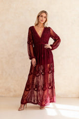 Boho Lace Stylish Maxi Dress