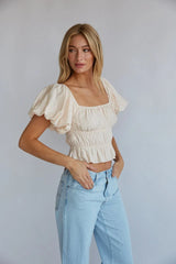 Dottie Ruffle Crop Top