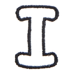 I - Bubble Letter