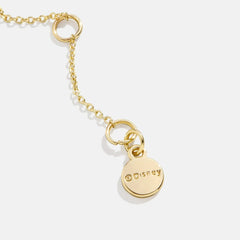 Disney Mickey Mouse Hugging Heart Necklace - Gold