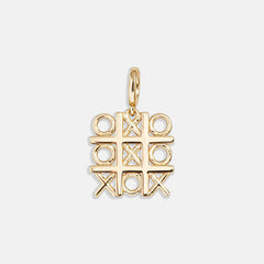 Just For Fun Cluster Charm - Tic Tac Toe