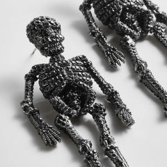 Bone-A-Fide Hottie Earrings - Black