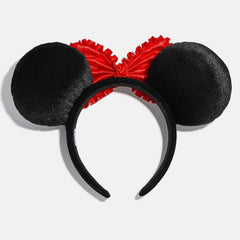 Disney Minnie Mouse White Floral Ears Headband - Minnie Mouse White Floral Ears