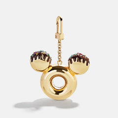 Disney Mickey Mouse Chocolate Donut Bag Charm - Disney Chocolate Donut Bag Charm