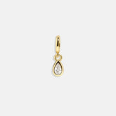 Birthstone Cluster Charm - Crystal
