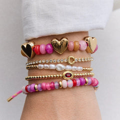 Kennedy Semi-Precious Bracelet - Pink Multi