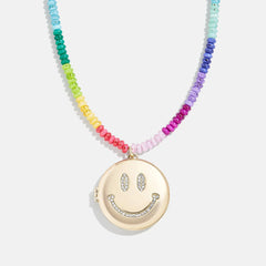 Lil' Smiley Kids’ Locket Necklace - Smiley Face
