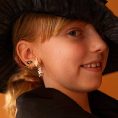 Lights Fright Kids' Clip-On Halloween Earring Set - Multi