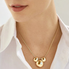 Disney Mickey Mouse Bubble Necklace - Gold