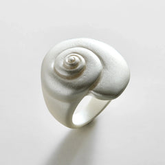 Marina Shell Statement Ring - Pearl
