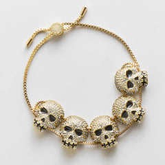 Dead Set Skeleton Bracelet