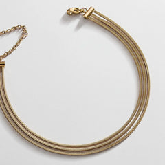 Gemma Waterproof Layered Anklet - Gold