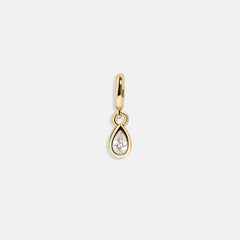 Birthstone Cluster Charm - Crystal