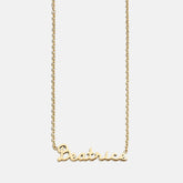 Kids’ Custom Nameplate Necklace - Cursive