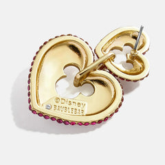 Disney Mickey Mouse Heart Statement Earrings - Pink