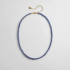 Mini Semi-Precious Necklace - Lapis