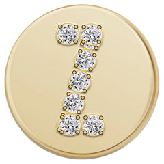 Gold Letter Bead - Z