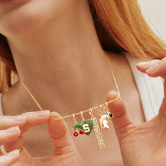 Michigan State University Cluster Charm Necklace - Michigan State University