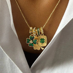 Lucky Clover Charm Necklace - Clover