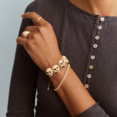 Dead Set Skeleton Bracelet