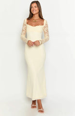 Orlanda Cream Maxi Dress