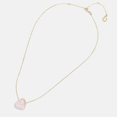 Juno Rose Quartz Necklace - Rose Quartz Stone