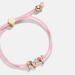 Kids' Custom Cord Bracelet - Pink