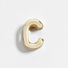 Gold Alpha Letter Bead - Gold