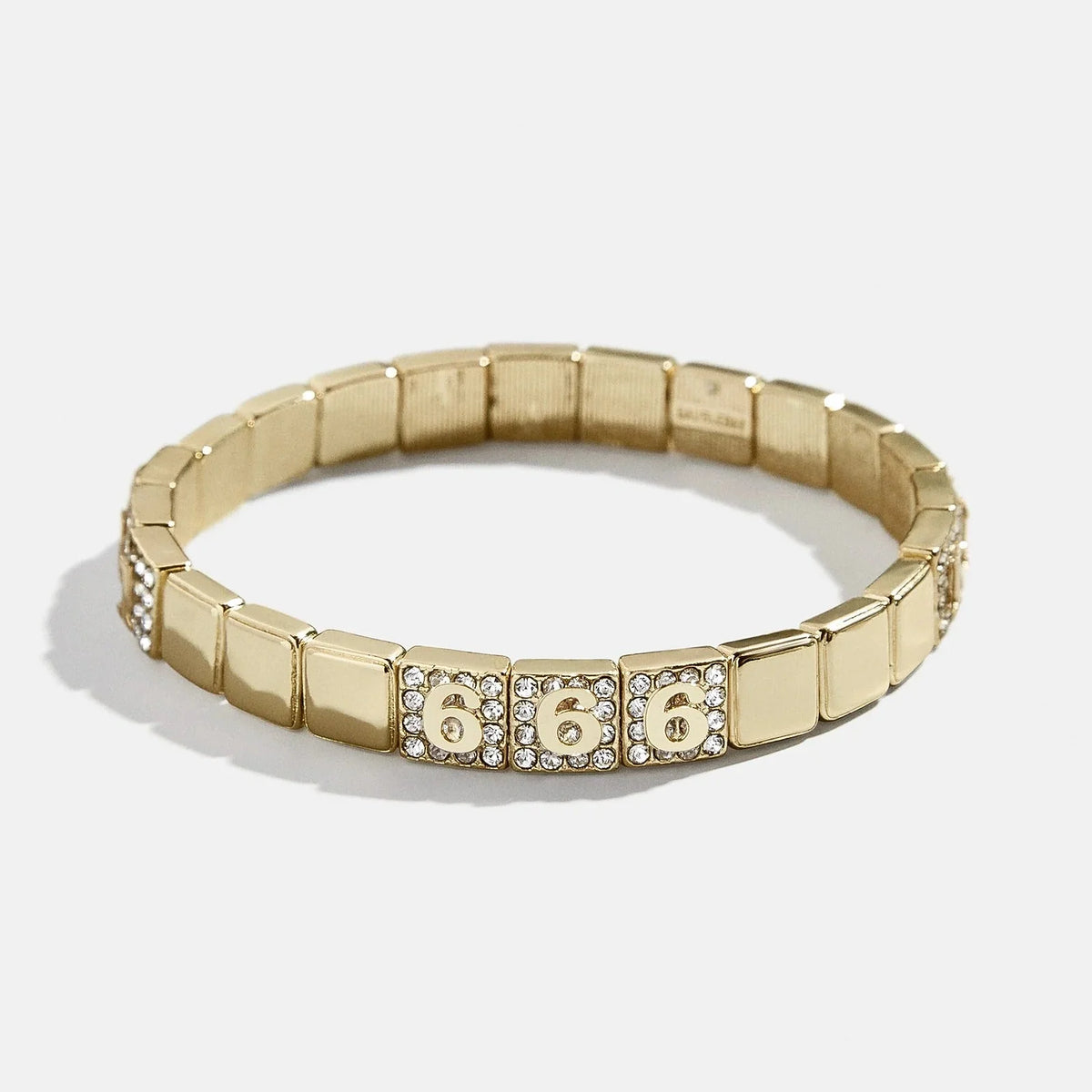 Angel Number Tile Bracelet - 666