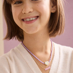 Kids' Custom Nameplate Necklace - Kids' Cable Chain