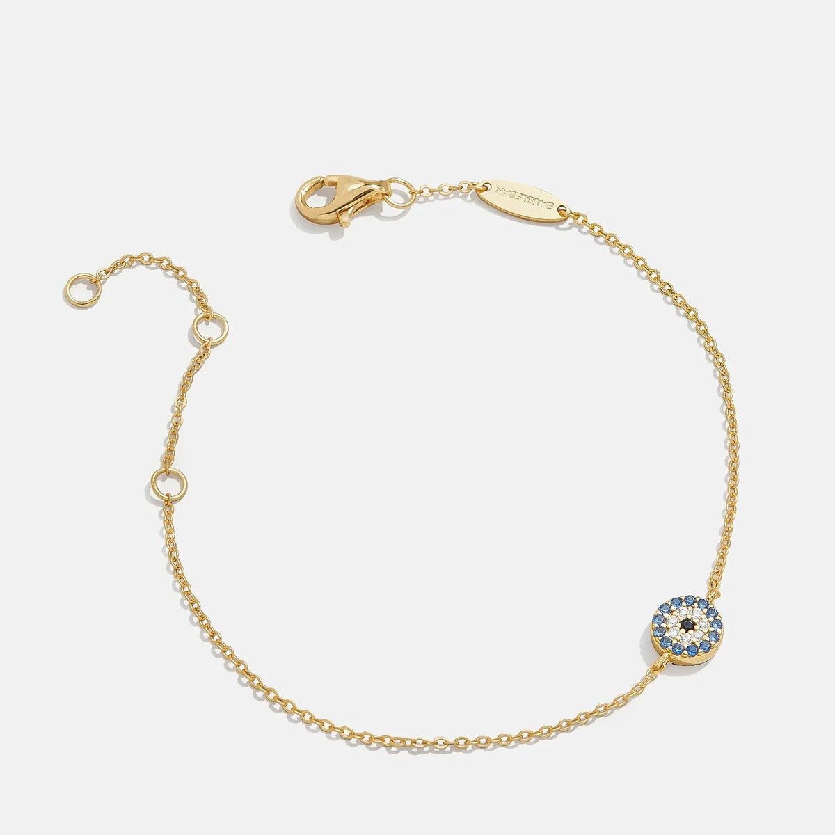 18K Gold Evil Eye Bracelet - Pavé Evil Eye