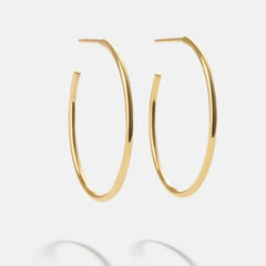Verbena 18K Gold Earrings - 24MM