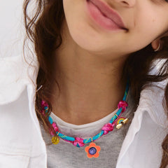 Knotty But Nice Kids Charm Necklace - Flower
