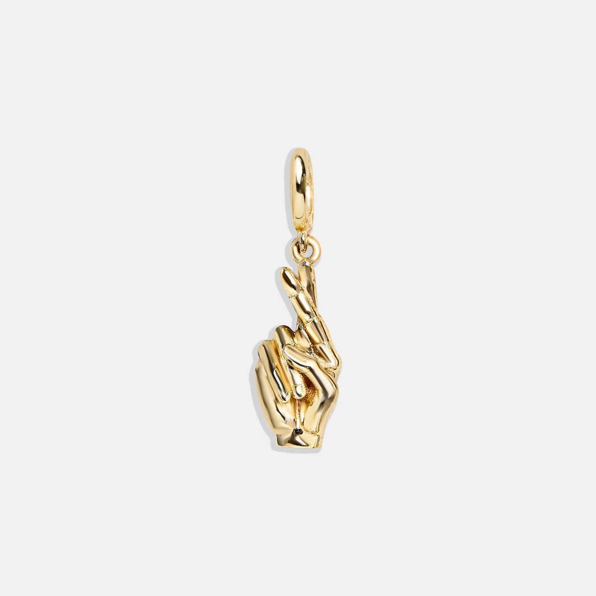 Luck Cluster Charm - Fingers Crossed