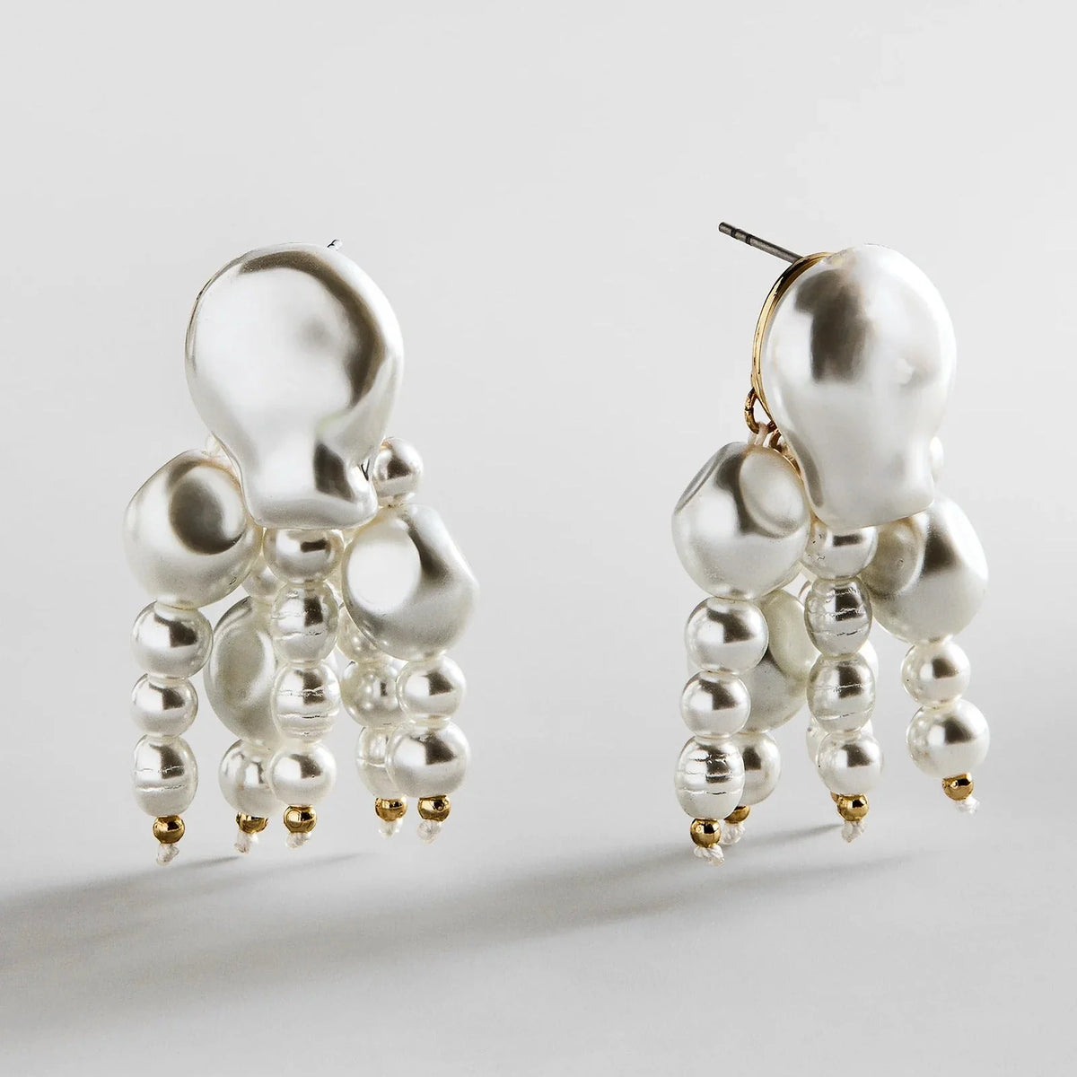 Adeline Statement Pearl Earrings - Pearl