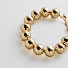 Jane Beaded Bracelet - Gold Bead