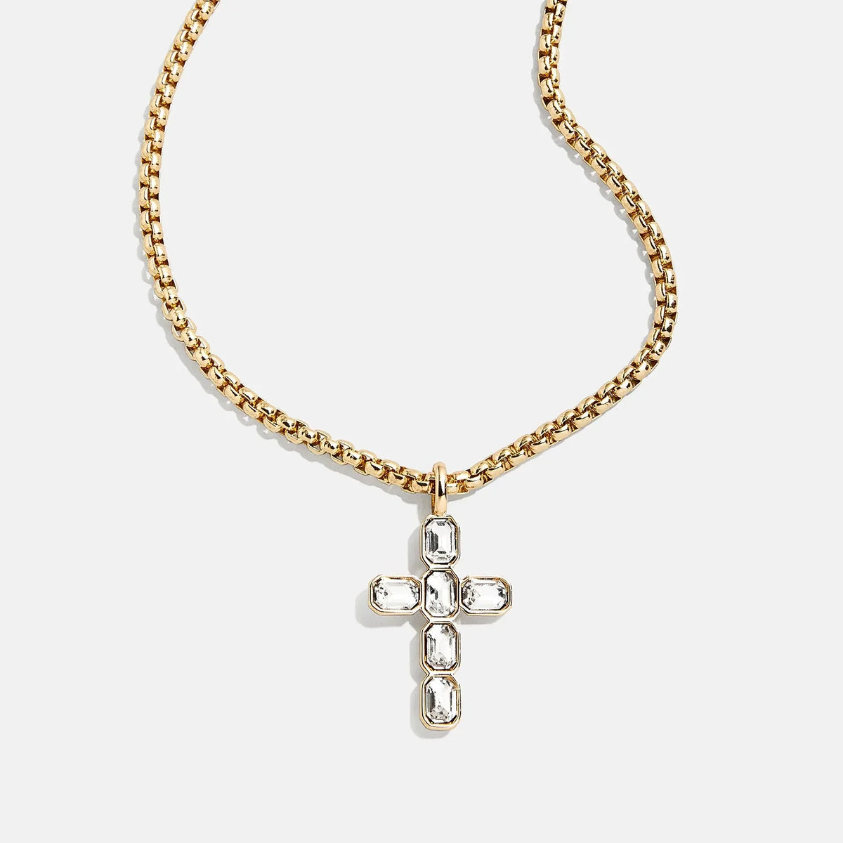 Mara Cross Necklace - Bezel Cross