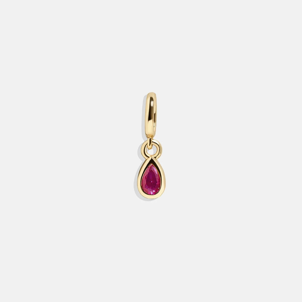Birthstone Cluster Charm - Garnet